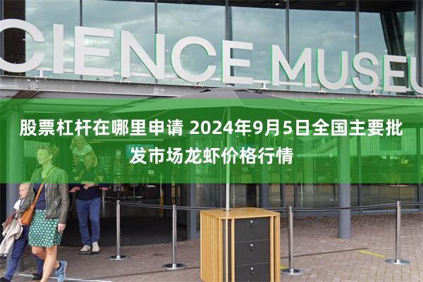 股票杠杆在哪里申请 2024年9月5日全国主要批发市场龙虾价格行情