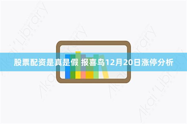 股票配资是真是假 报喜鸟12月20日涨停分析