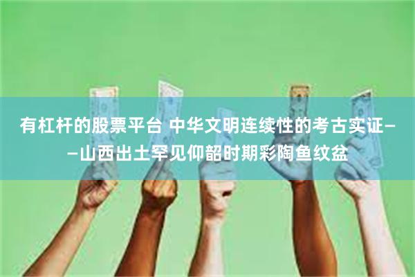 有杠杆的股票平台 中华文明连续性的考古实证——山西出土罕见仰韶时期彩陶鱼纹盆